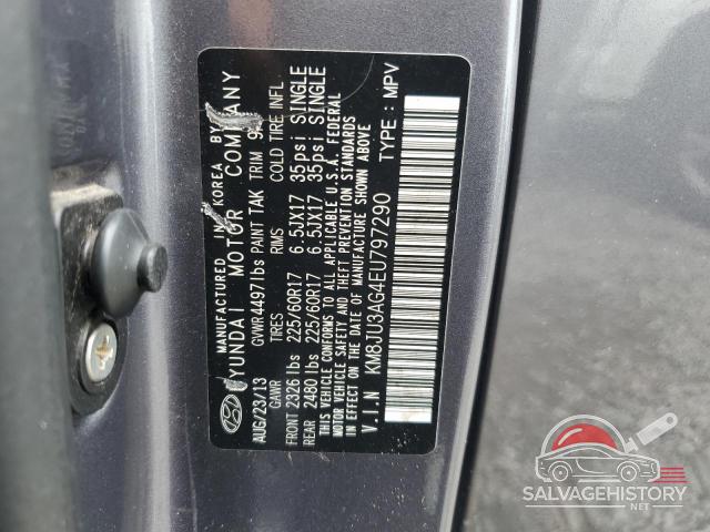 KM8JU3AG4EU797290 2014 HYUNDAI TUCSON photo no. 14
