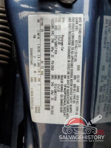 1FADP3H24JL302241 2018 FORD FOCUS photo no. 12