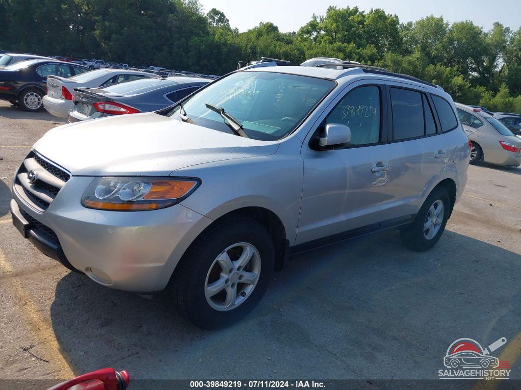 5NMSG13D37H111113 2007 HYUNDAI SANTA FE photo no. 2