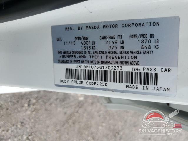 JM1BM1U75G1303273 2016 MAZDA 3 photo no. 13