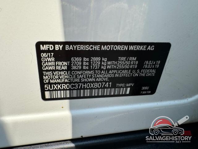 5UXKR0C37H0X80741 2017 BMW X5 photo no. 13