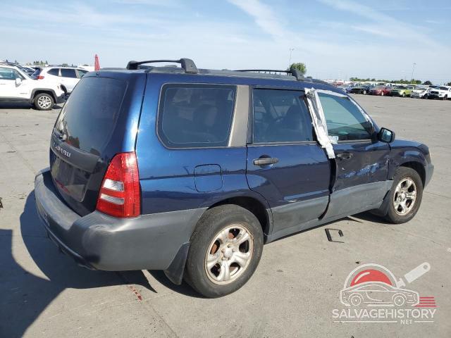JF1SG63695H723593 2005 SUBARU FORESTER photo no. 3