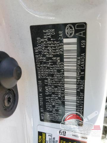 2T1LE4EE0AC014093 2010 TOYOTA COROLLA photo no. 12