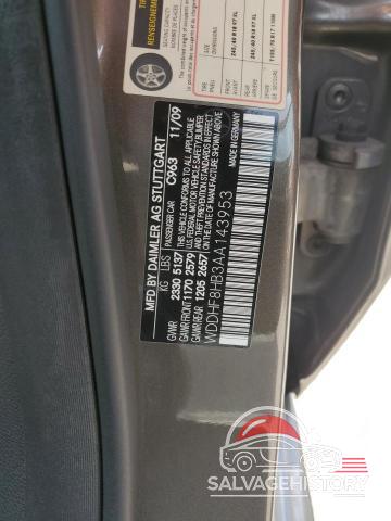 WDDHF8HB3AA143953 2010 MERCEDES-BENZ E-CLASS photo no. 12