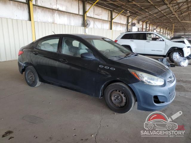 KMHCT4AE0DU574887 2013 HYUNDAI ACCENT photo no. 4