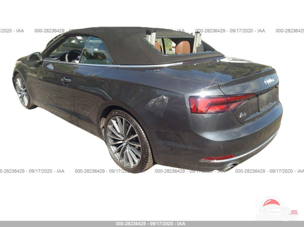 WAUYNGF56KN010776 2019 AUDI A5 CABRIOLET photo no. 3
