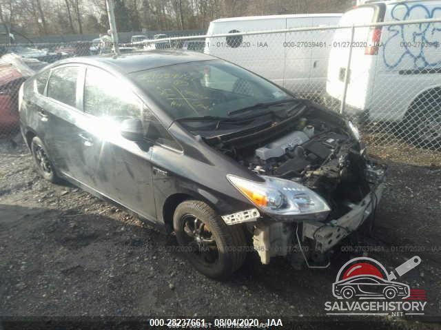 JTDKN3DU1E1748847 2014 TOYOTA PRIUS photo no. 4
