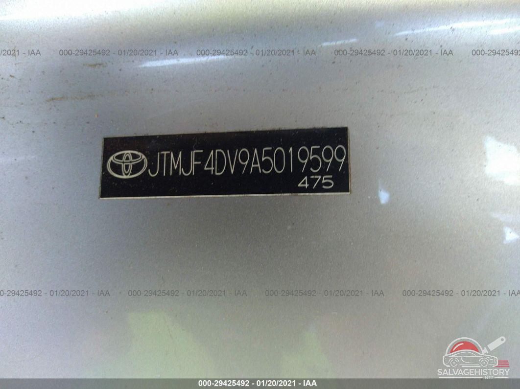 JTMJF4DV9A5019599 2010 TOYOTA RAV4 photo no. 9