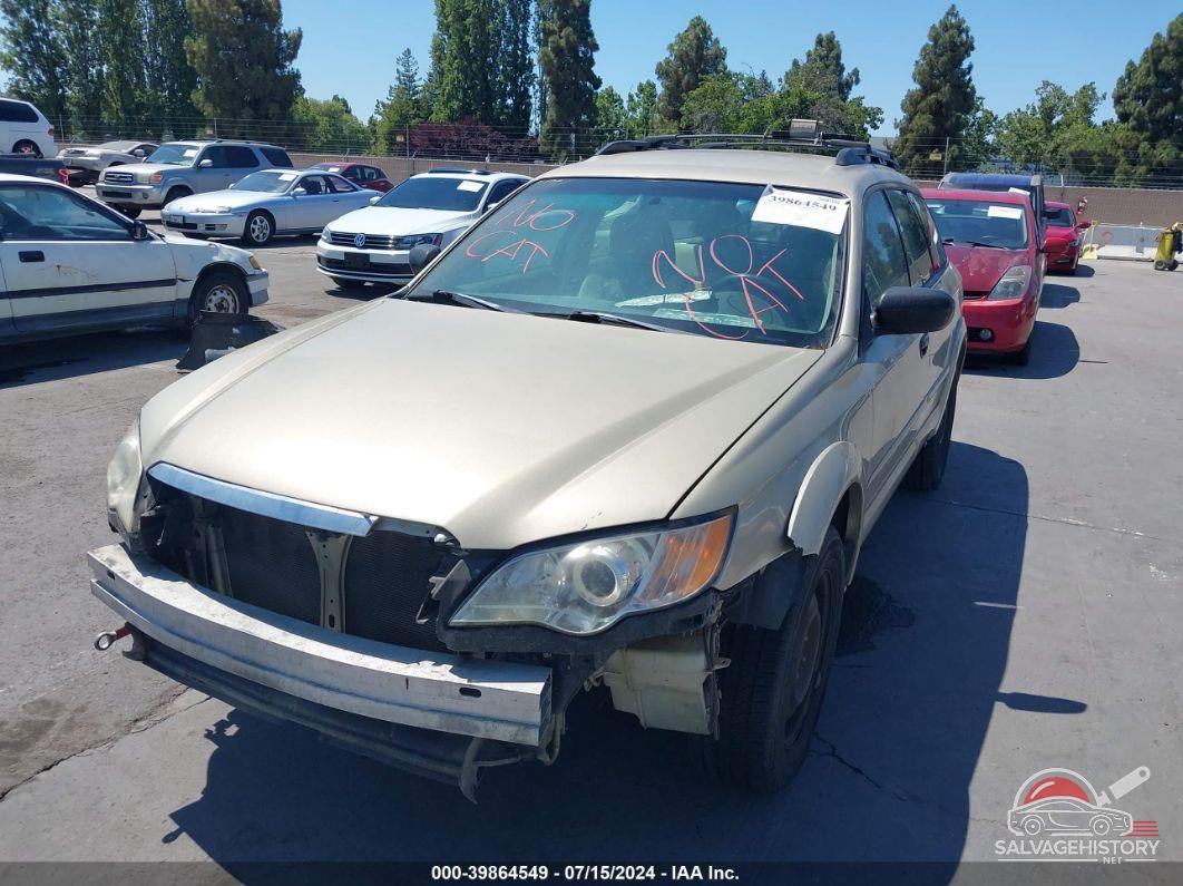4S4BP60C786331664 2008 SUBARU OUTBACK photo no. 6