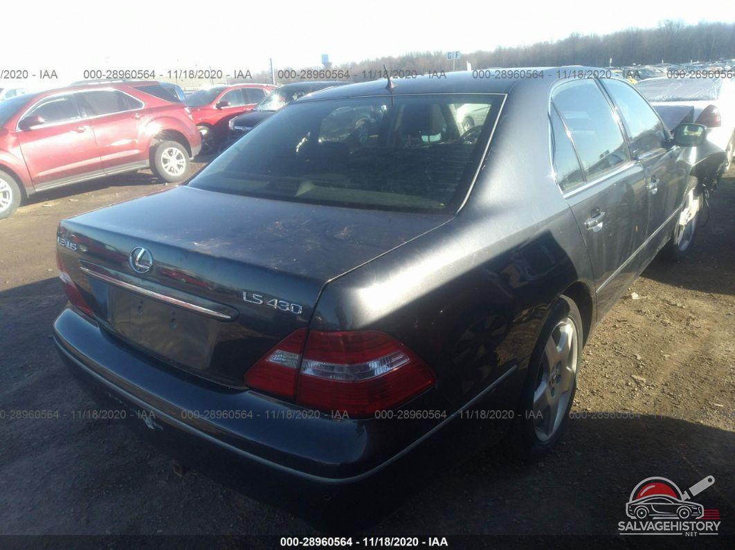 JTHBN36F050173918 2005 LEXUS LS 430 photo no. 4