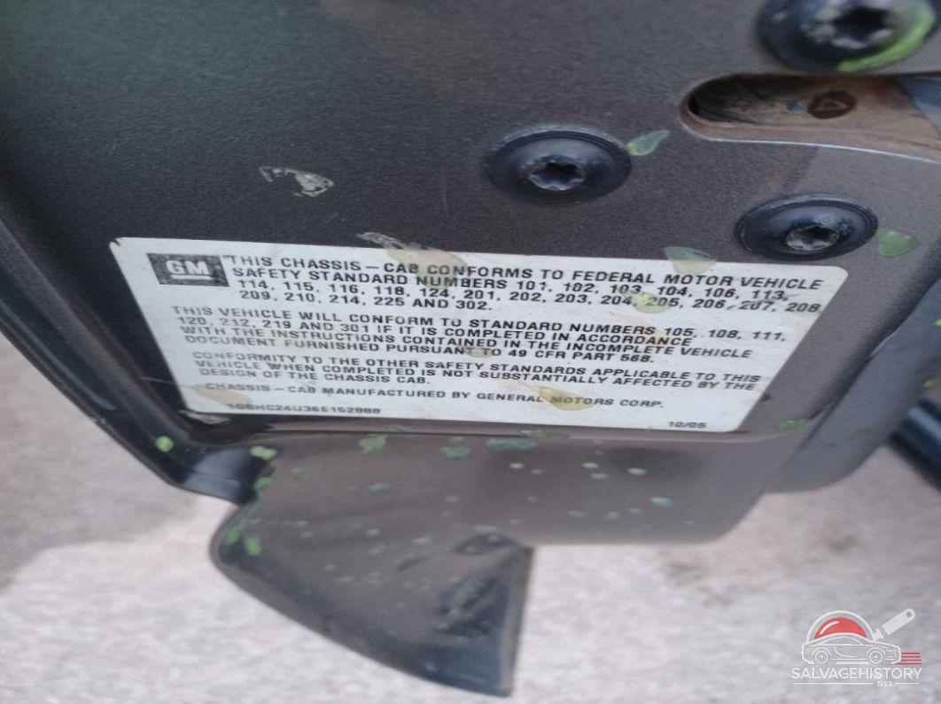 1GBHC24U36E152888 2006 CHEVROLET SILVERADO photo no. 5