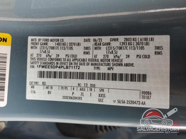 1FMEE5DP4PLB71172 2023 FORD BRONCO photo no. 12
