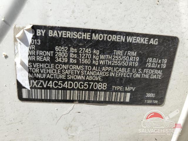 5UXZV4C54D0G57088 2013 BMW X5 photo no. 13