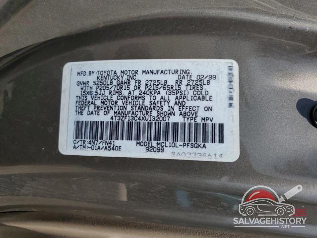 4T3ZF13C4XU132007 1999 TOYOTA All Models photo no. 13