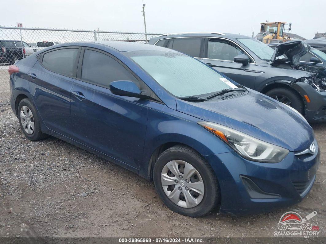 5NPDH4AE5GH748235 2016 HYUNDAI ELANTRA photo no. 11