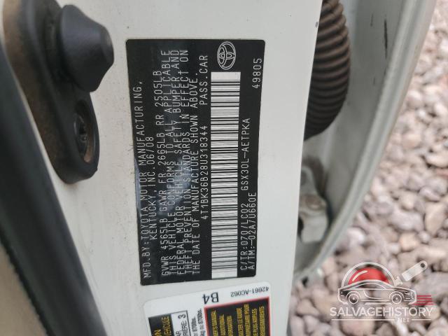 4T1BK36B28U318344 2008 TOYOTA AVALON photo no. 12