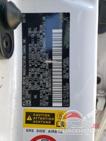 2T2BK1BA5AC051172 2010 LEXUS RX350 photo no. 13