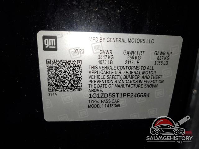 1G1ZD5ST1PF246684 2023 CHEVROLET MALIBU photo no. 12