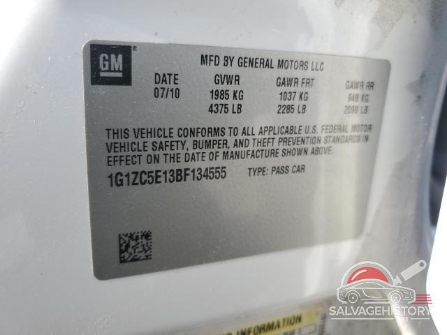 1G1ZC5E13BF134555 2011 CHEVROLET MALIBU photo no. 12