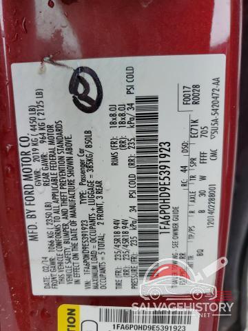1FA6P0HD9E5391923 2014 FORD FUSION photo no. 13