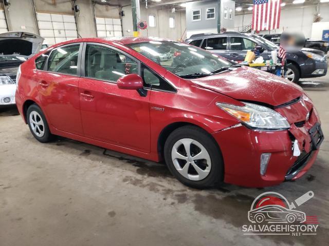 JTDKN3DU3E0374490 2014 TOYOTA PRIUS photo no. 4