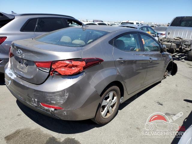 5NPDH4AEXEH500396 2014 HYUNDAI ELANTRA photo no. 3