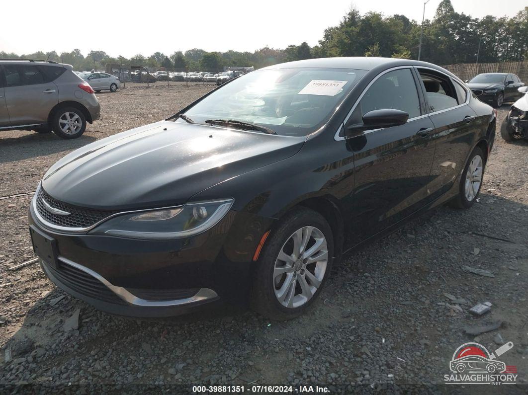 1C3CCCAB1FN568408 2015 CHRYSLER 200 photo no. 2