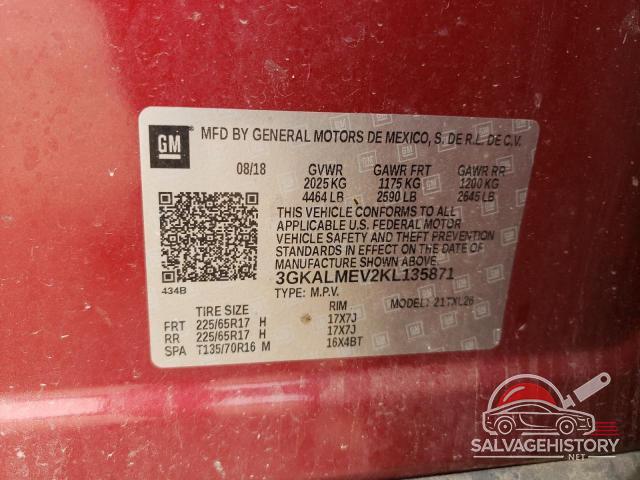3GKALMEV2KL135871 2019 GMC TERRAIN photo no. 14