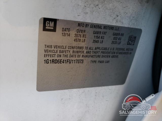 1G1RD6E41FU117073 2015 CHEVROLET VOLT photo no. 12