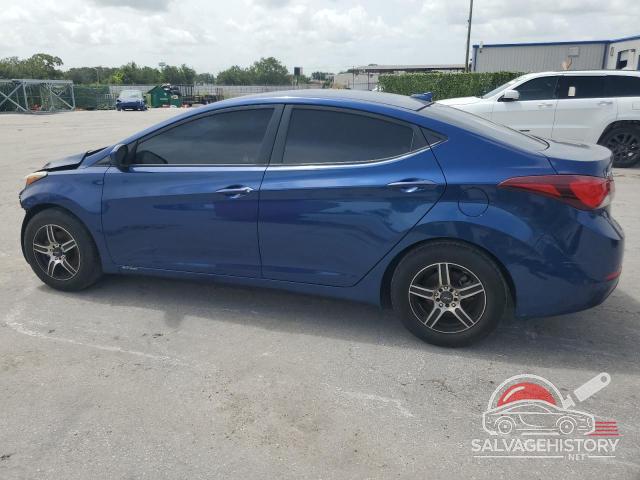 5NPDH4AEXGH785720 2016 HYUNDAI ELANTRA photo no. 2