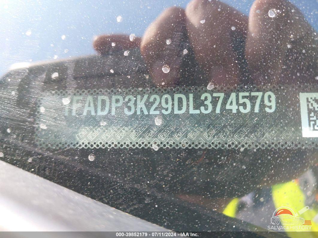 1FADP3K29DL374579 2013 FORD FOCUS photo no. 9
