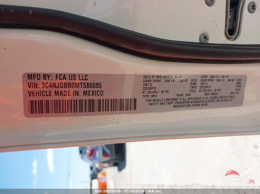 3C4NJDBB0MT586085 2021 JEEP COMPASS photo no. 9