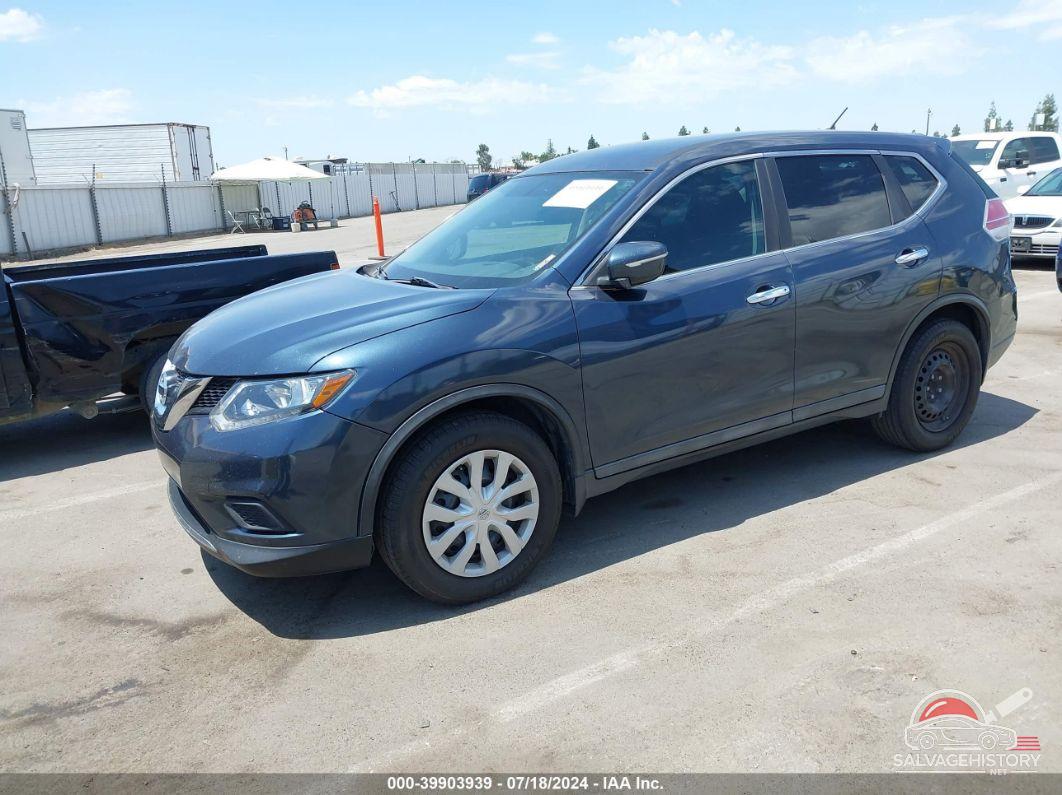 5N1AT2MT7FC784157 2015 NISSAN ROGUE photo no. 2