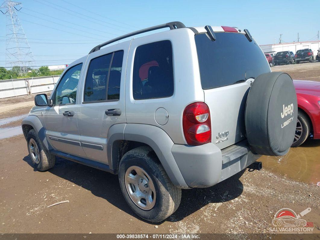 1J4GL48K75W532735 2005 JEEP LIBERTY photo no. 3