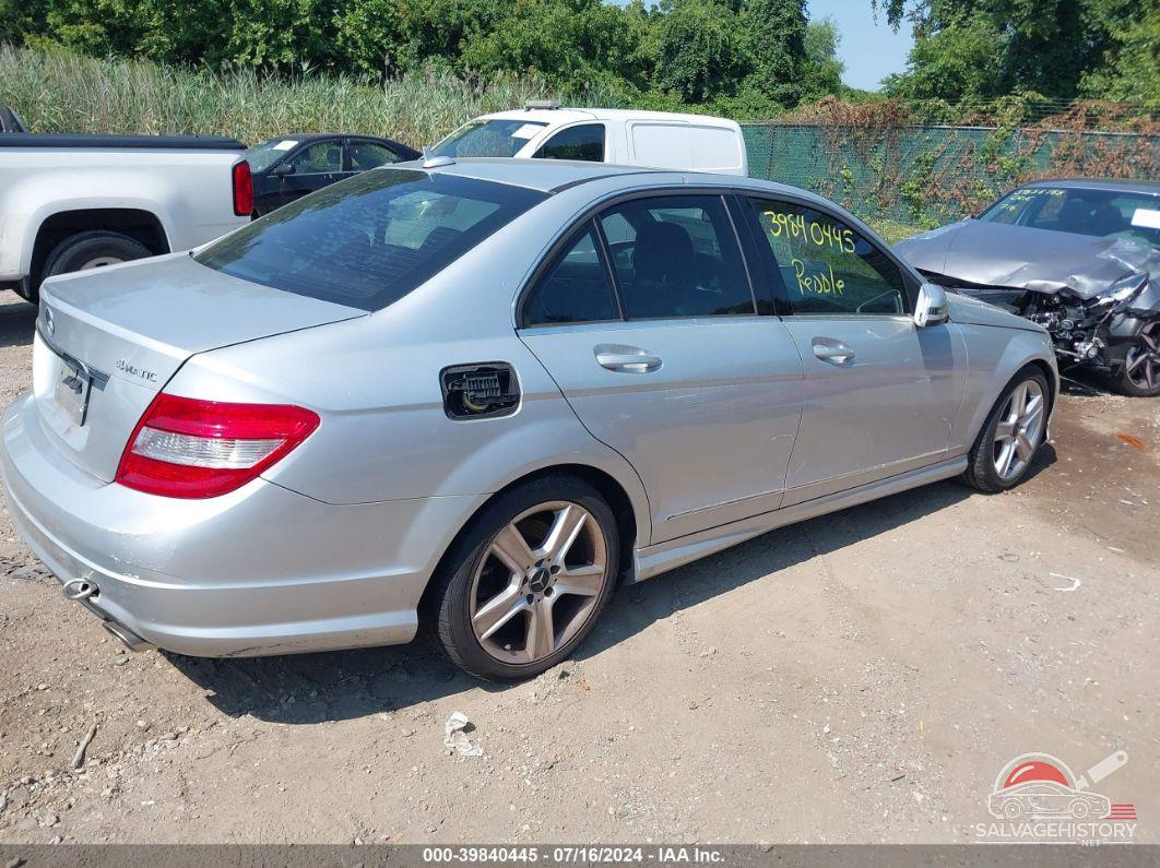 WDDGF8BB2AF479813 2010 MERCEDES-BENZ C-CLASS photo no. 4