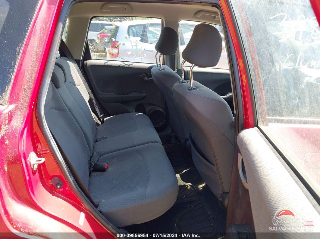 JHMGE88219S013179 2009 HONDA FIT photo no. 8