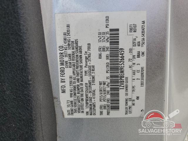 1ZVBP8EM9E5266459 2014 FORD ALL Models photo no. 12