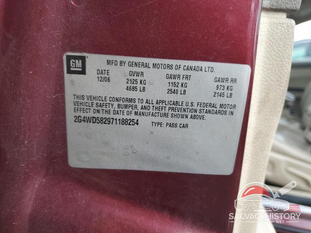 2G4WD582971188254 2007 BUICK LACROSSE photo no. 12