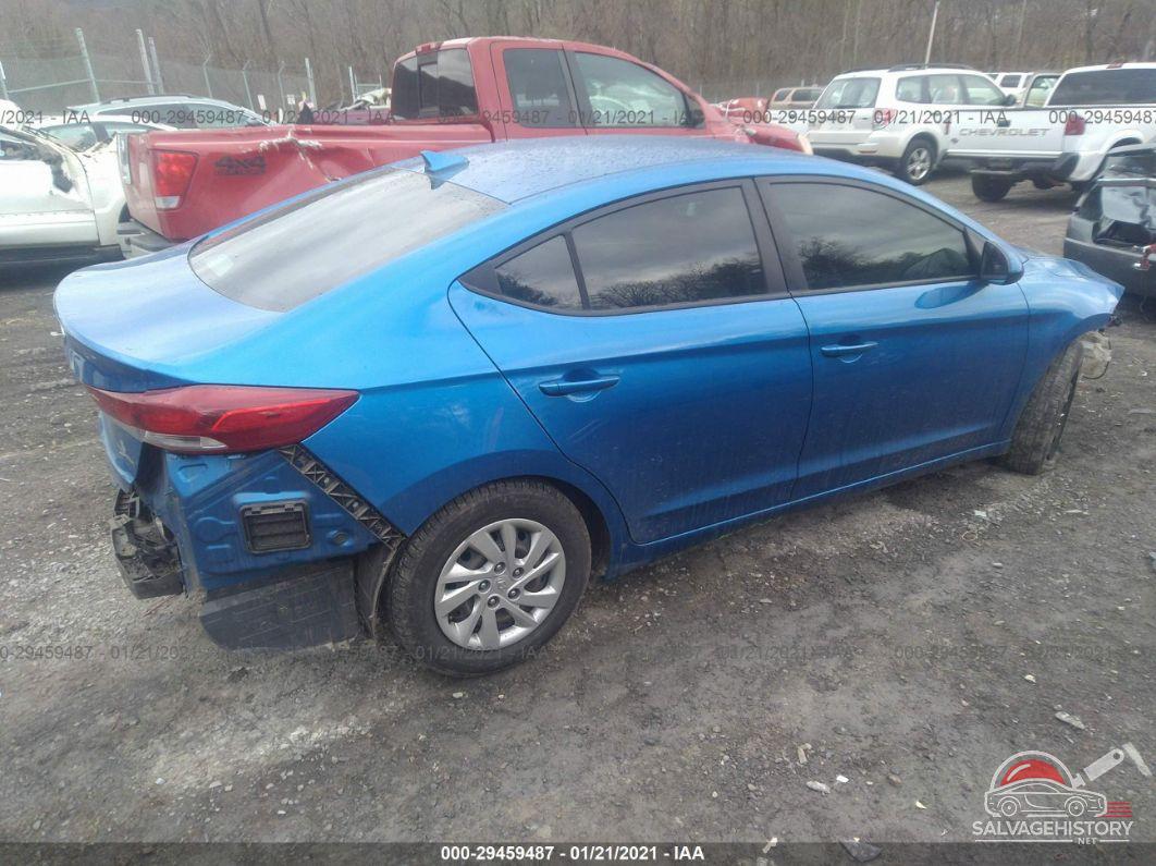 5NPD74LF4HH104820 2017 HYUNDAI ELANTRA photo no. 4