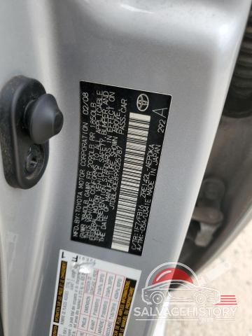 JTDBL40E899025787 2009 TOYOTA COROLLA photo no. 12