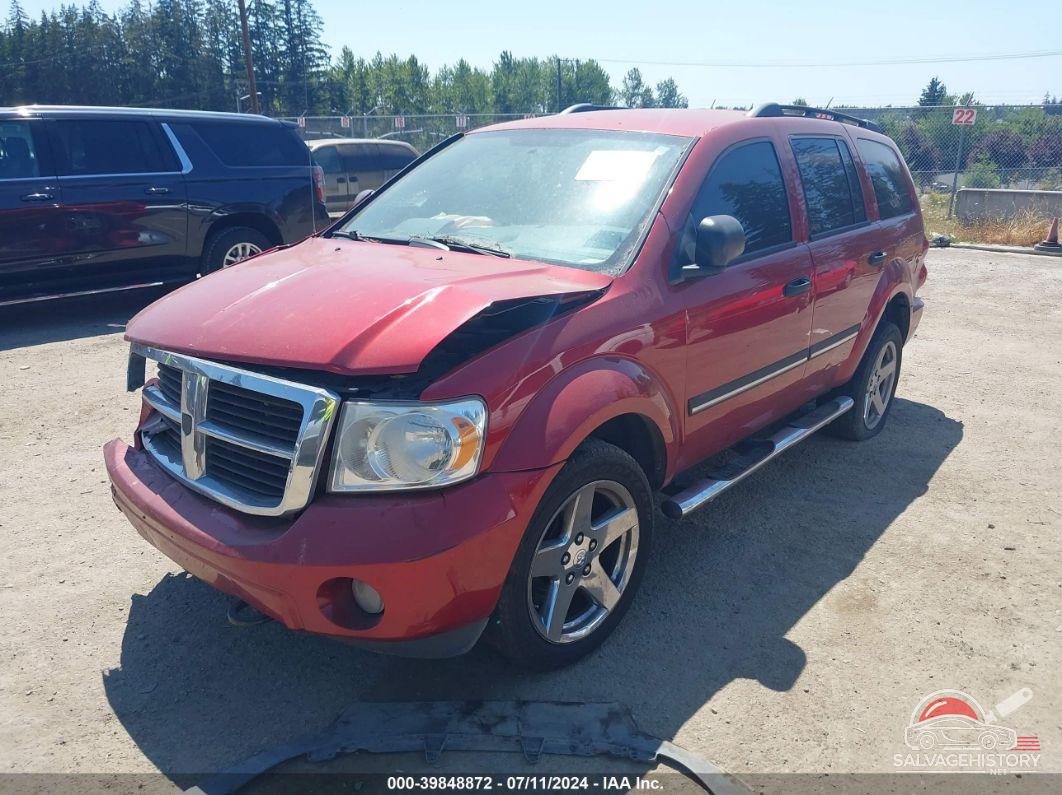 1D8HB48N08F115941 2008 DODGE DURANGO photo no. 2