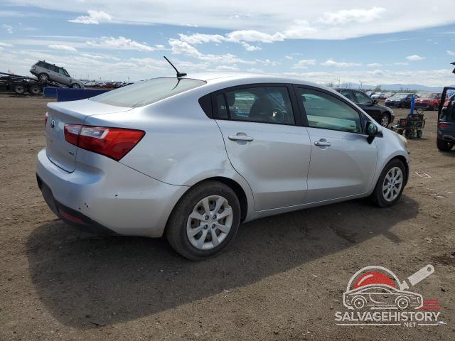 KNADM4A30E6338389 2014 KIA RIO photo no. 3
