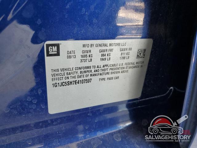 1G1JC5SH7E4107597 2014 CHEVROLET SONIC photo no. 12