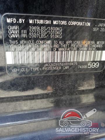 JA32U2FU5EU010475 2014 MITSUBISHI LANCER photo no. 12