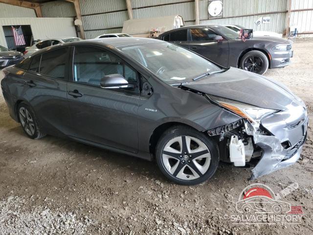 JTDKARFU4H3035252 2017 TOYOTA PRIUS photo no. 4