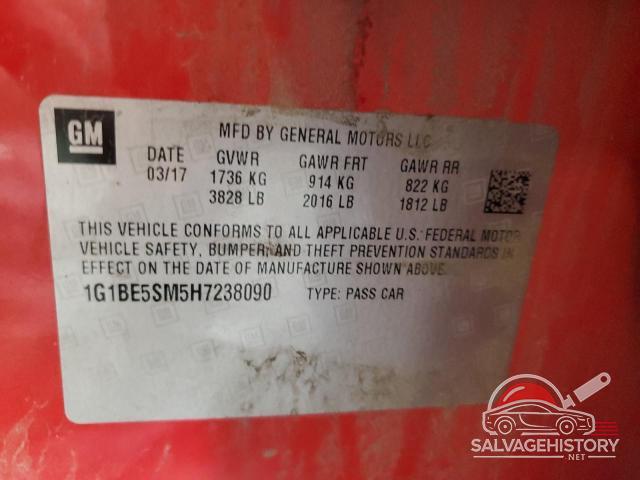 1G1BE5SM5H7238090 2017 CHEVROLET CRUZE photo no. 12