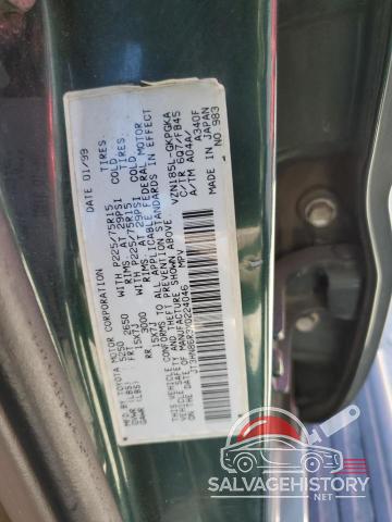 JT3HN86R3X0224046 1999 TOYOTA 4RUNNER photo no. 13