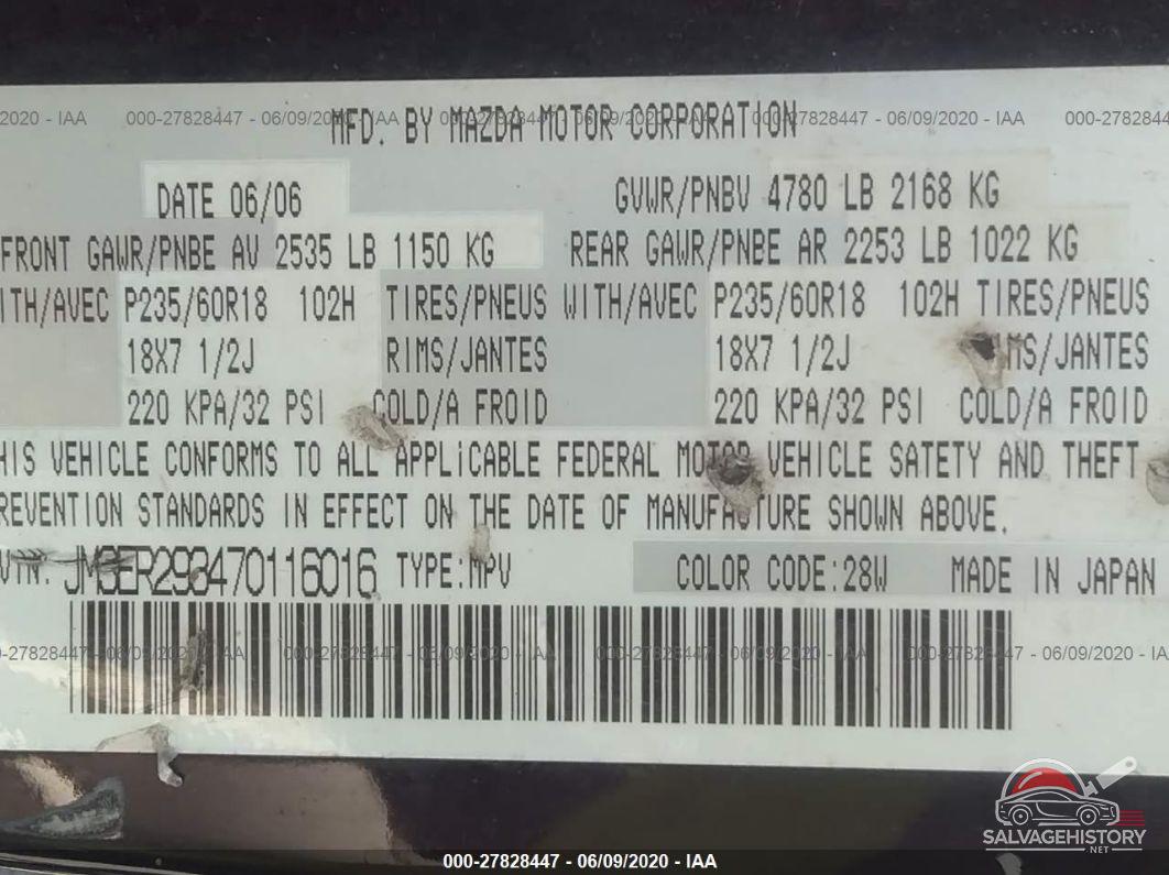 JM3ER293470116016 2007 MAZDA CX-7 photo no. 9