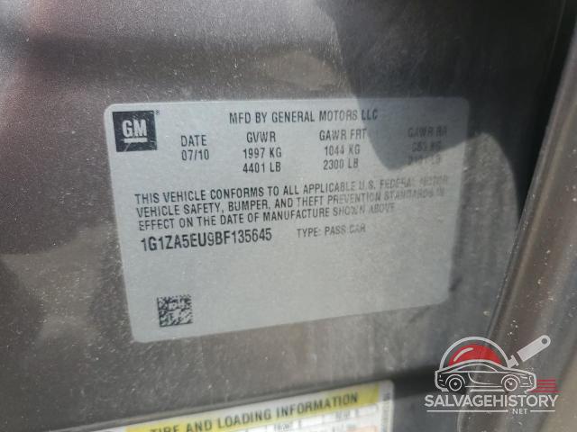 1G1ZA5EU9BF135645 2011 CHEVROLET MALIBU photo no. 12