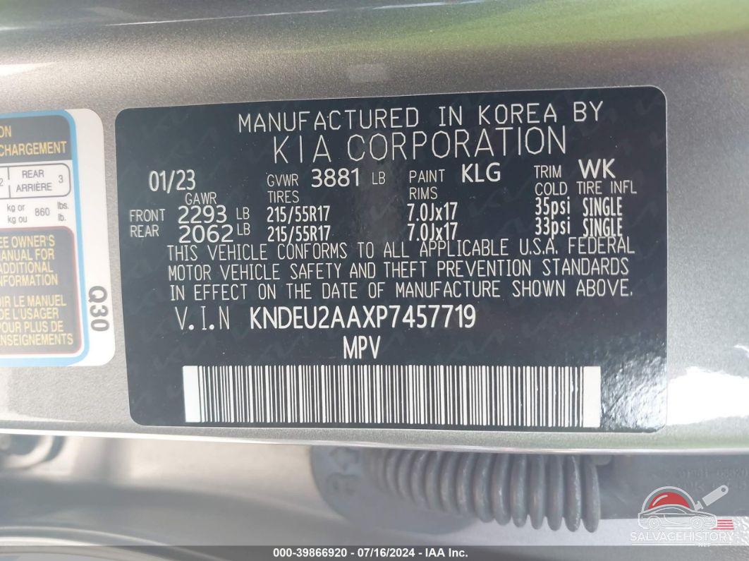 KNDEU2AAXP7457719 2023 KIA SELTOS photo no. 9